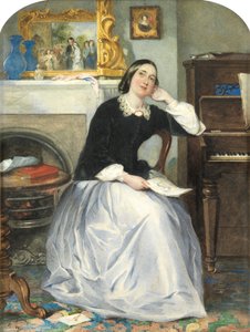 ラブトークン（紙とボディカラー） 作： Frederick Walker
